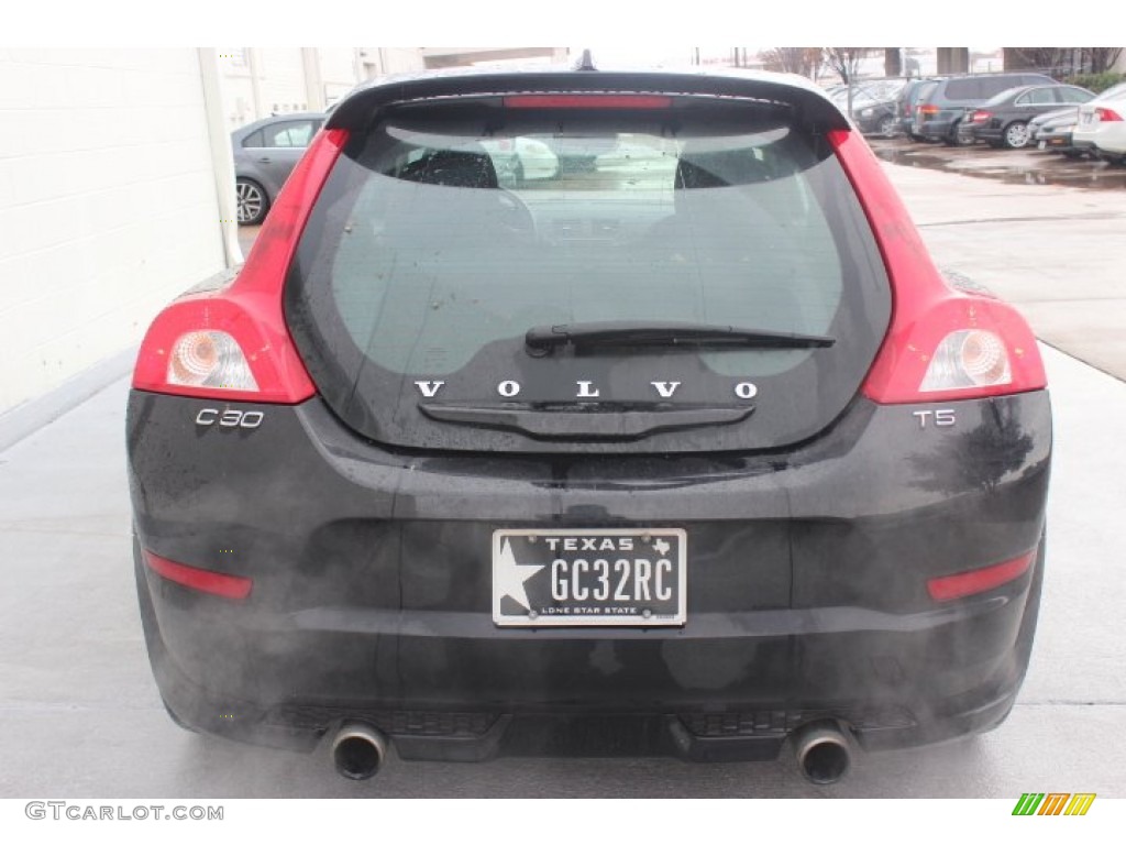 2011 C30 T5 R-Design - Black Sapphire Metallic / R Design Off Black Flextec photo #3