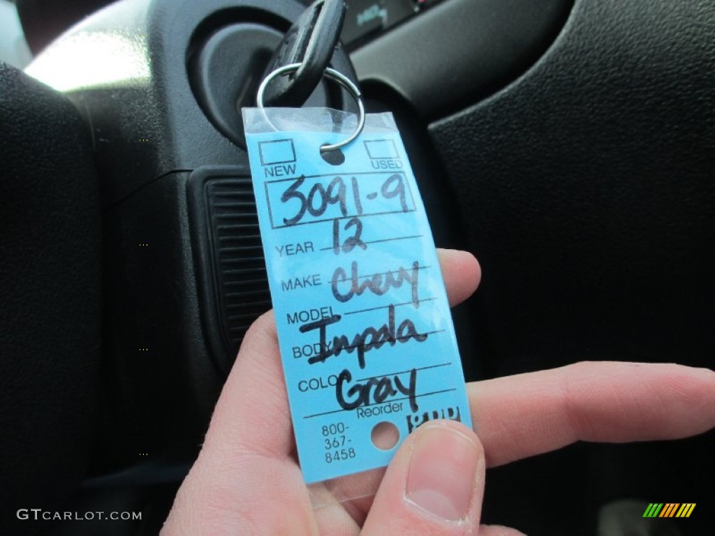2012 Impala LTZ - Ashen Gray Metallic / Ebony photo #10