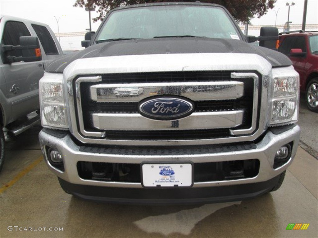 2014 F250 Super Duty Lariat Crew Cab 4x4 - Kodiak Brown Metallic / Adobe photo #2