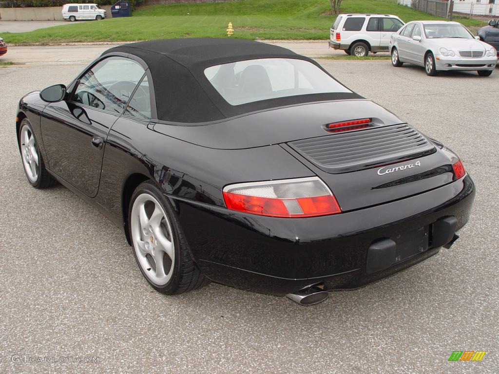 1999 911 Carrera 4 Cabriolet - Black / Black photo #5