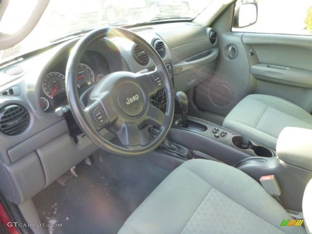 Medium Slate Gray Interior 2007 Jeep Liberty Sport 4x4 Photo #89553478