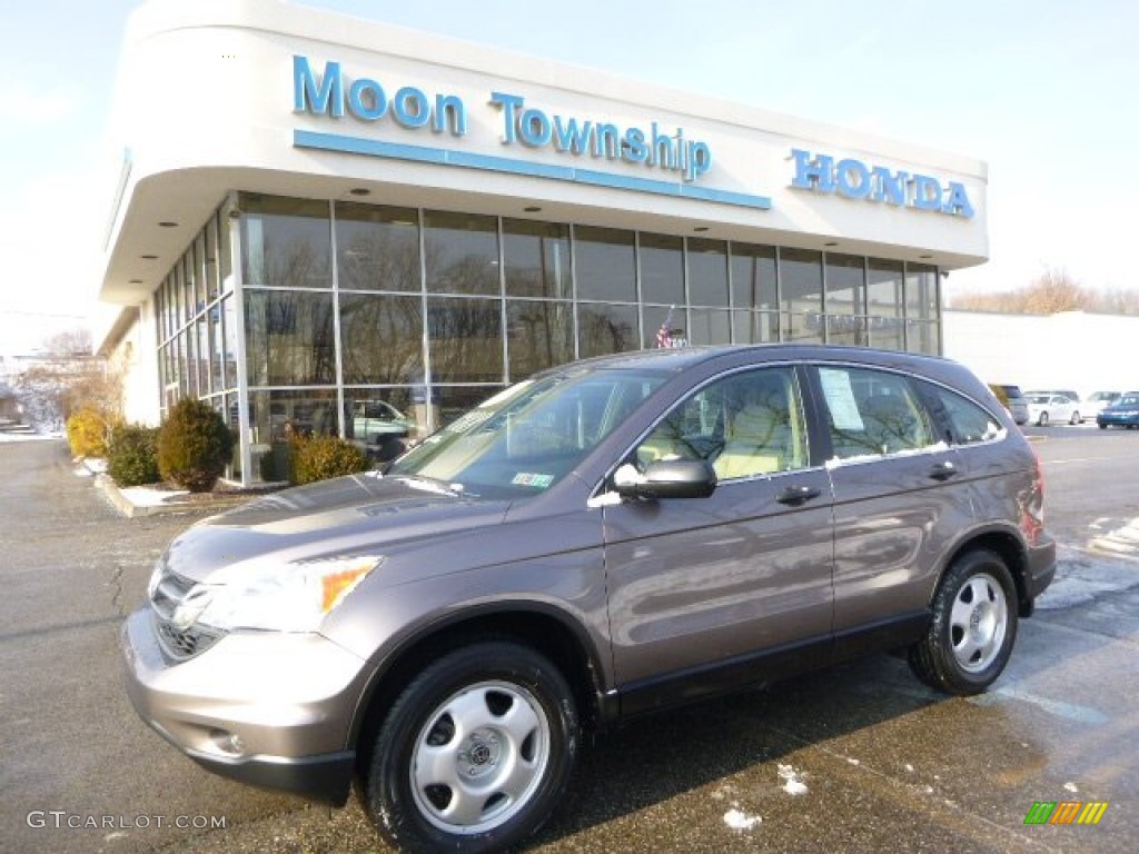 2011 CR-V LX 4WD - Urban Titanium Metallic / Ivory photo #1