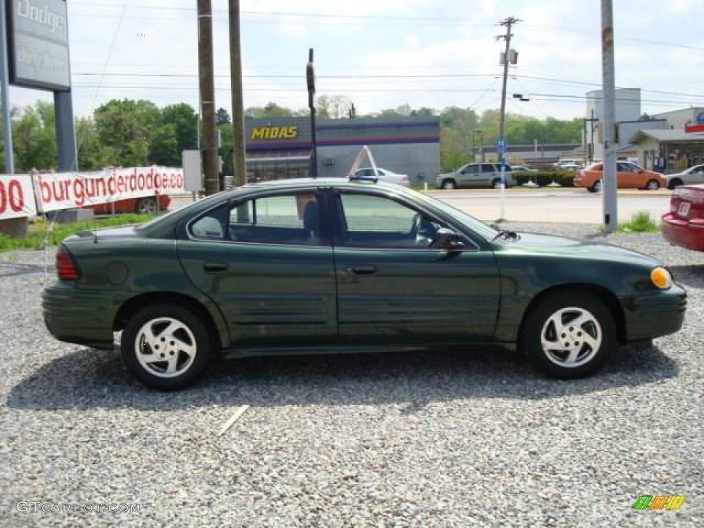 2000 Grand Am SE Sedan - Spruce Green Metallic / Dark Pewter photo #5