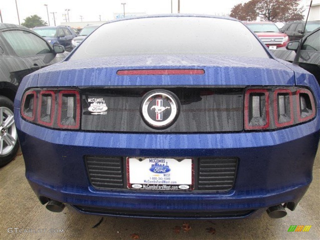 2014 Mustang V6 Coupe - Deep Impact Blue / Charcoal Black photo #6