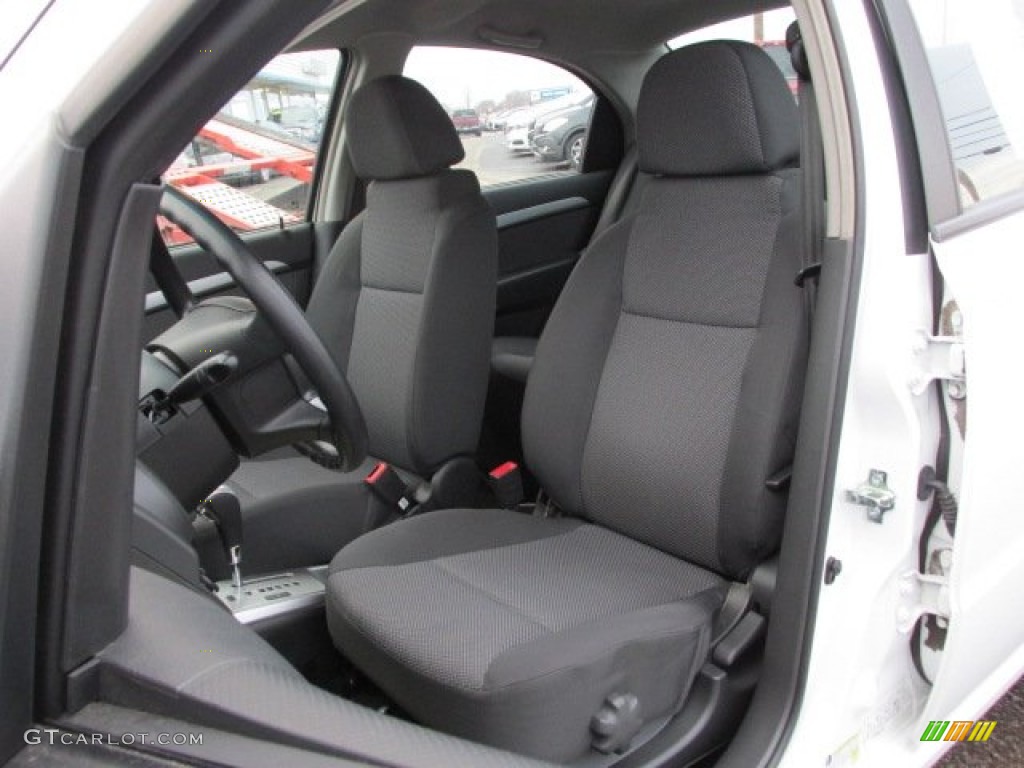 2011 Chevrolet Aveo LT Sedan Front Seat Photo #89558434