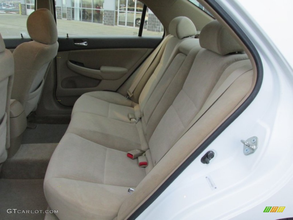 2005 Honda Accord LX Sedan Rear Seat Photos