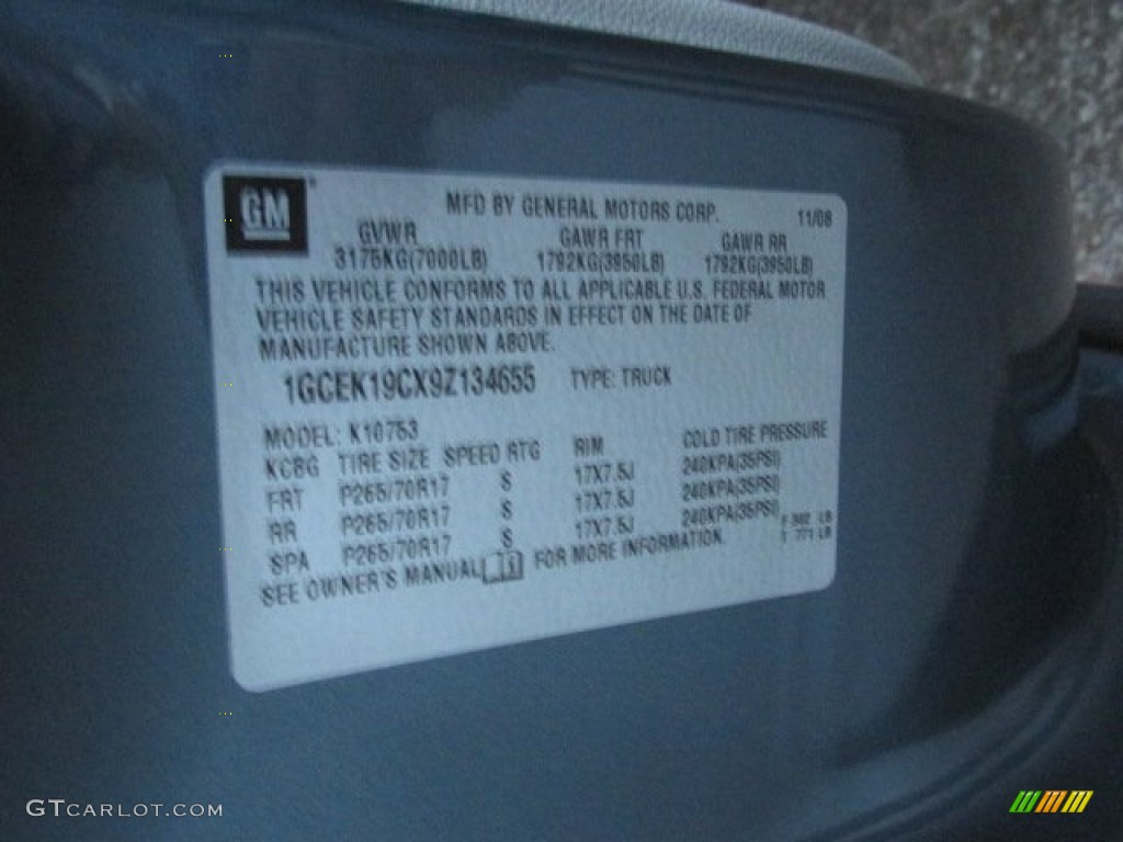 2009 Silverado 1500 LS Extended Cab 4x4 - Blue Granite Metallic / Dark Titanium photo #31