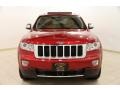 2013 Deep Cherry Red Crystal Pearl Jeep Grand Cherokee Overland 4x4  photo #2