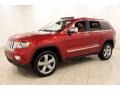 2013 Deep Cherry Red Crystal Pearl Jeep Grand Cherokee Overland 4x4  photo #3