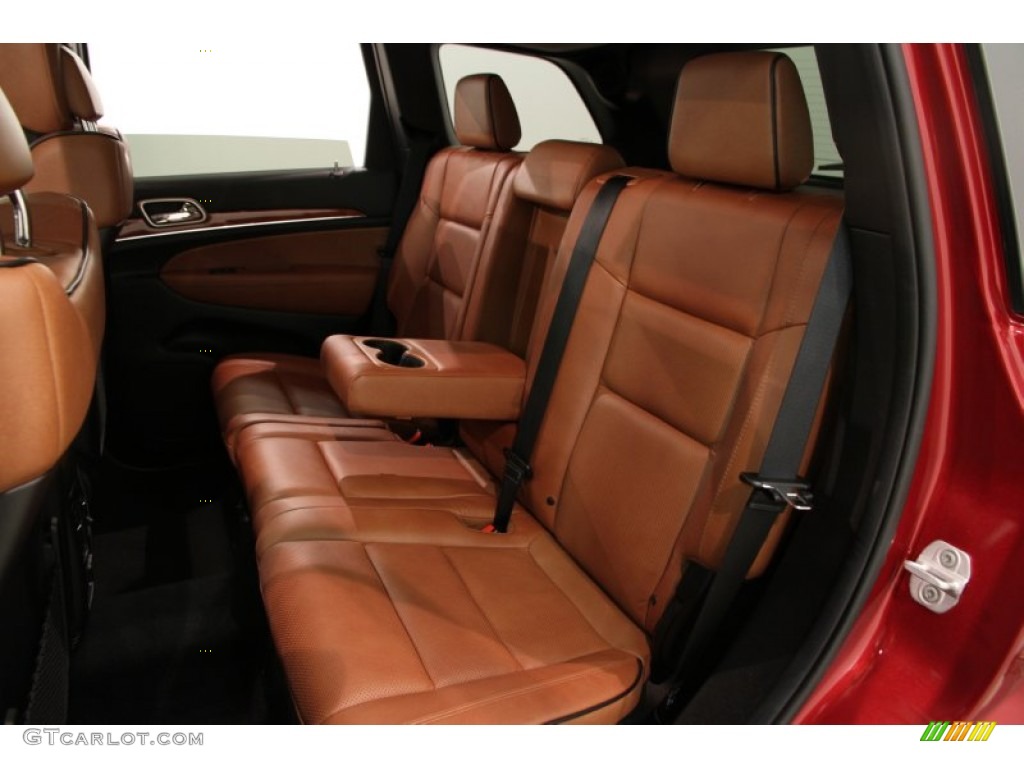 2013 Grand Cherokee Overland 4x4 - Deep Cherry Red Crystal Pearl / New Saddle/Black photo #25