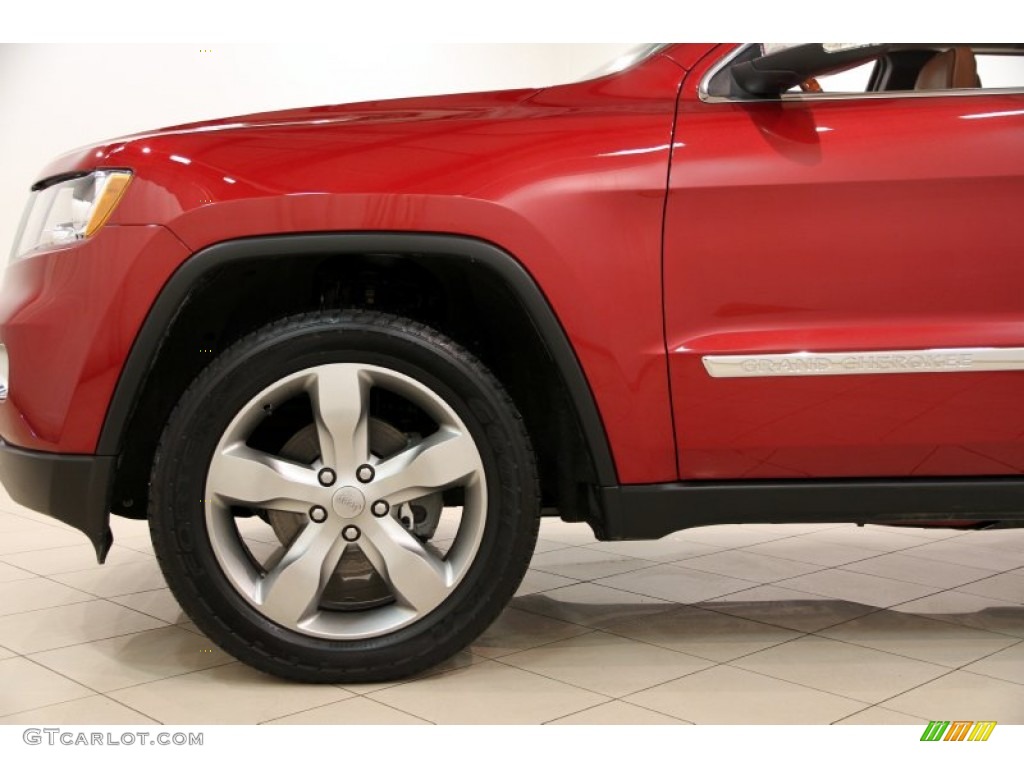 2013 Grand Cherokee Overland 4x4 - Deep Cherry Red Crystal Pearl / New Saddle/Black photo #30