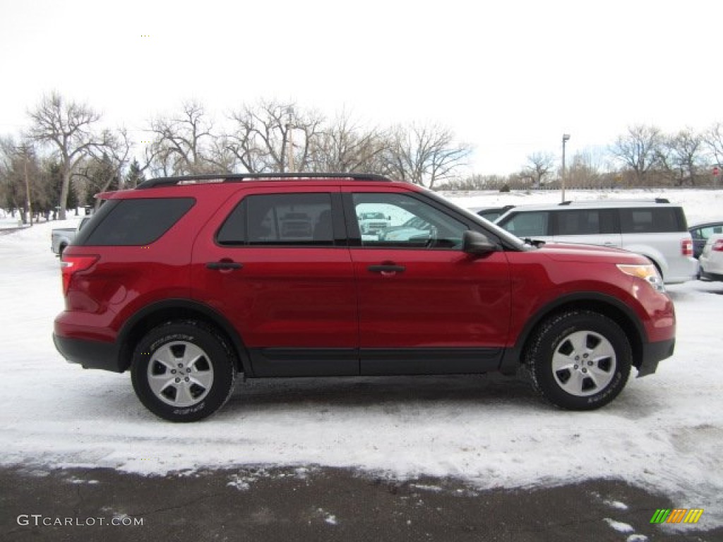 2012 Explorer 4WD - Red Candy Metallic / Medium Light Stone photo #22