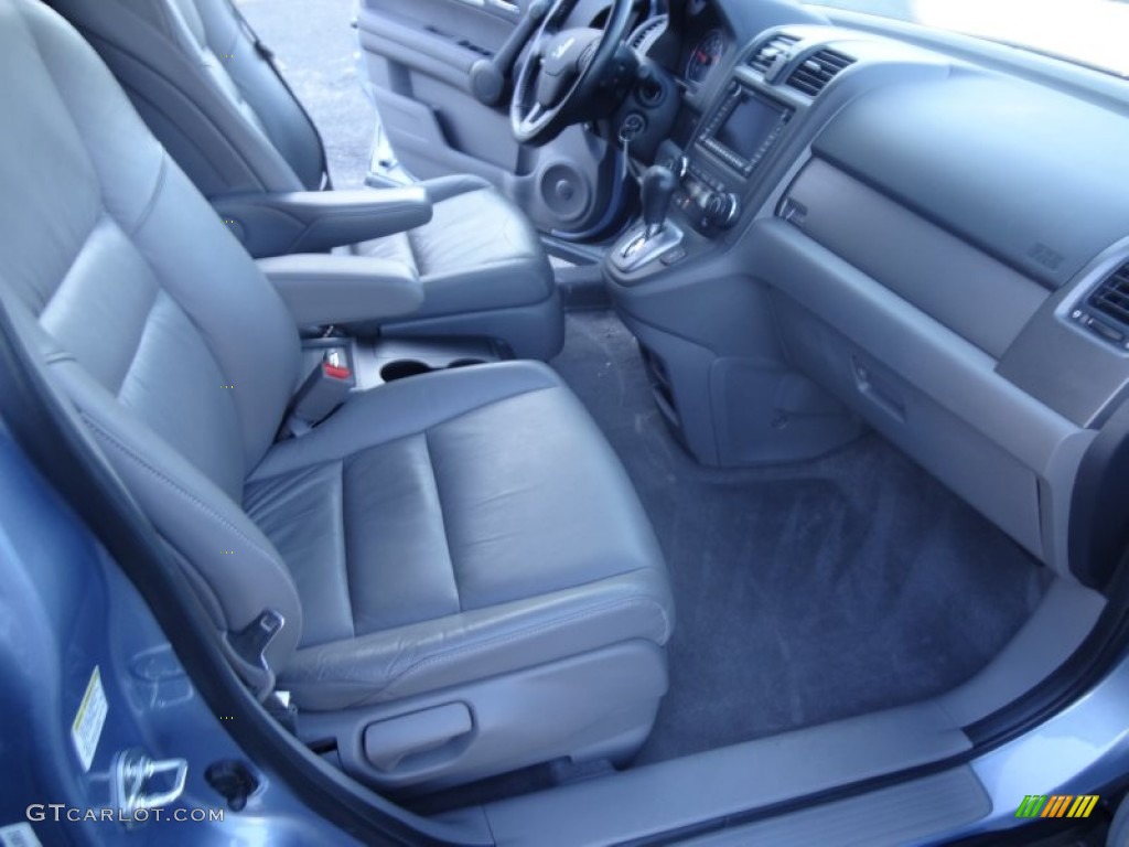 2011 CR-V EX-L 4WD - Glacier Blue Metallic / Gray photo #16