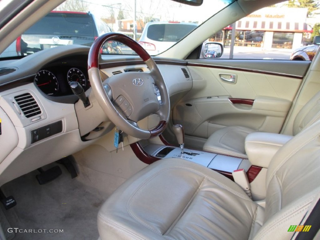 Beige Interior 2007 Hyundai Azera Limited Photo #89562571