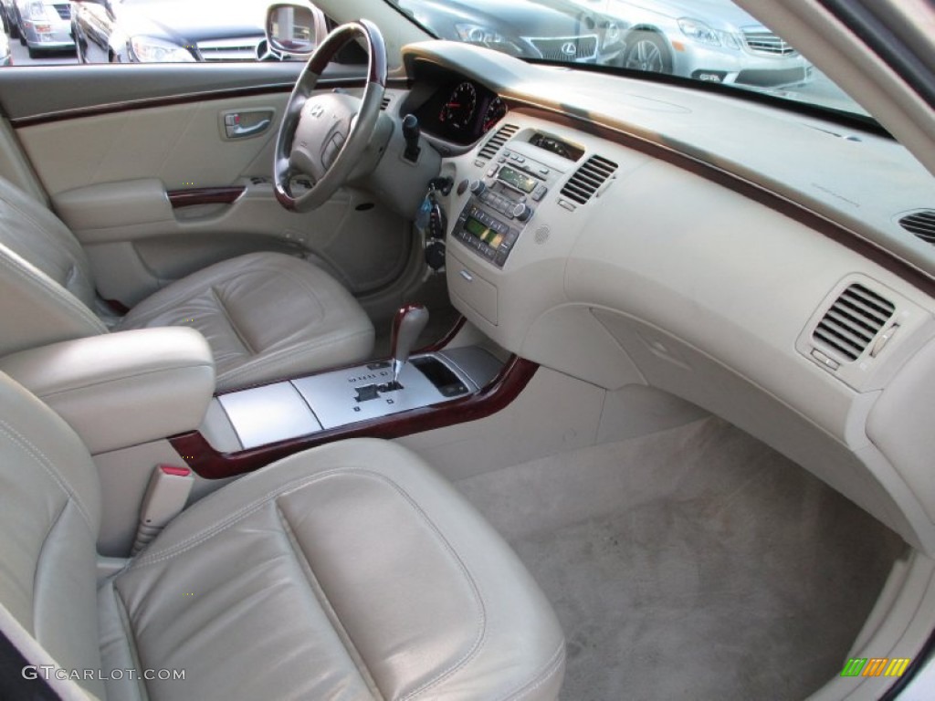 Beige Interior 2007 Hyundai Azera Limited Photo #89562634