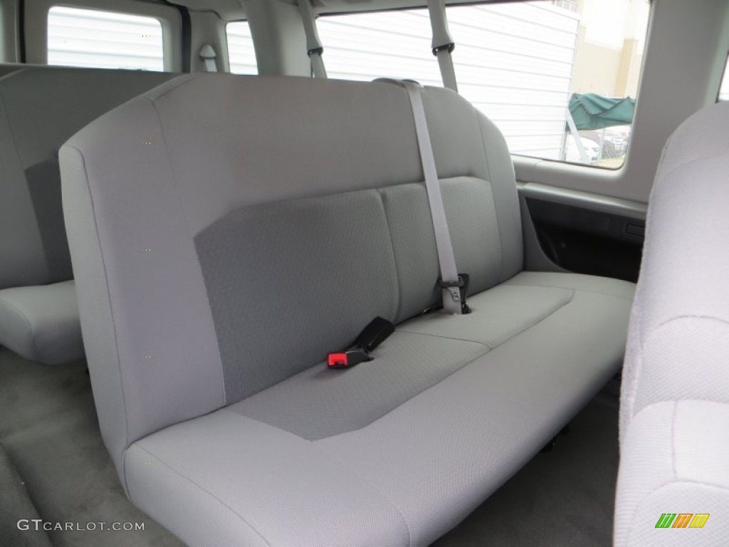 Medium Flint Interior 2014 Ford E-Series Van E350 XLT Extended 15 Passenger Van Photo #89563660