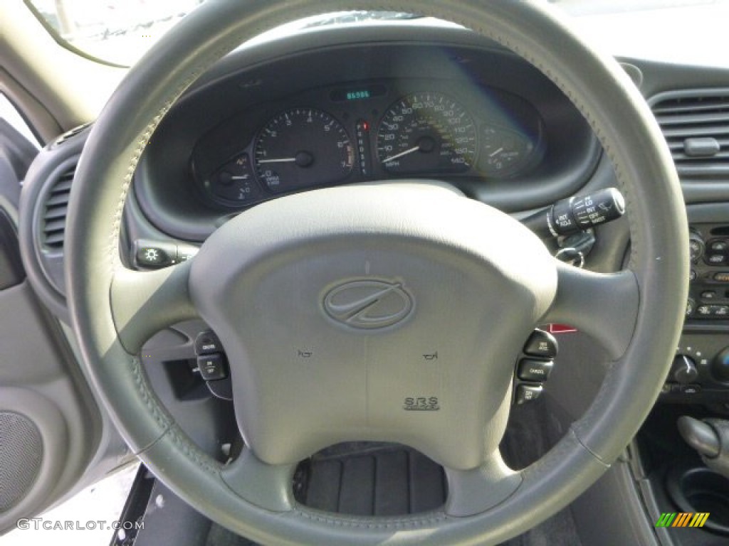 2003 Oldsmobile Alero GL Sedan Pewter Steering Wheel Photo #89564302