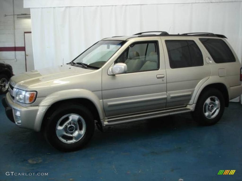 1999 QX4 4x4 - Tuscan Beige Metallic / Beige photo #6