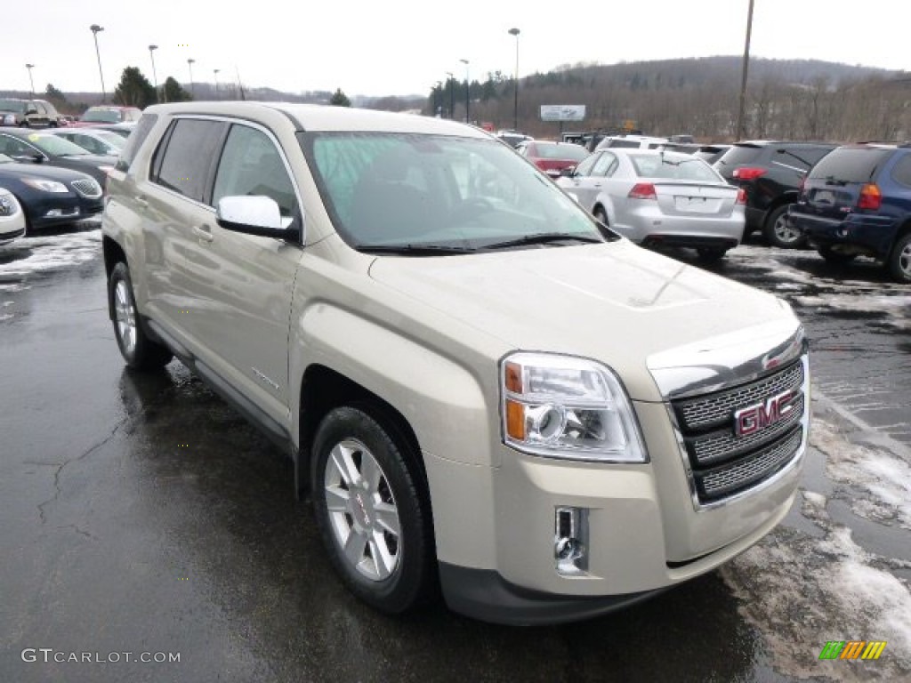 Gold Mist Metallic 2011 GMC Terrain SLE AWD Exterior Photo #89567231