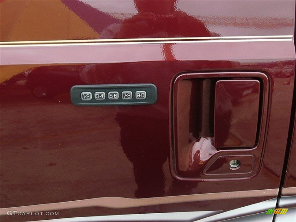 2012 F250 Super Duty Lariat Crew Cab - Autumn Red Metallic / Adobe photo #6