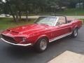 Candy Apple Red 1968 Ford Mustang Shelby GT500 KR Convertible Exterior