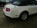 2011 Performance White Ford Mustang V6 Convertible  photo #10