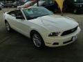 2011 Performance White Ford Mustang V6 Convertible  photo #13