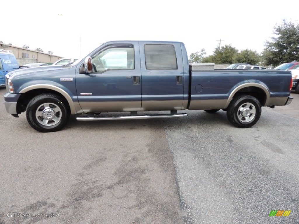 Medium Wedgewood Blue Metallic 2006 Ford F250 Super Duty Lariat Crew Cab Exterior Photo #89569547