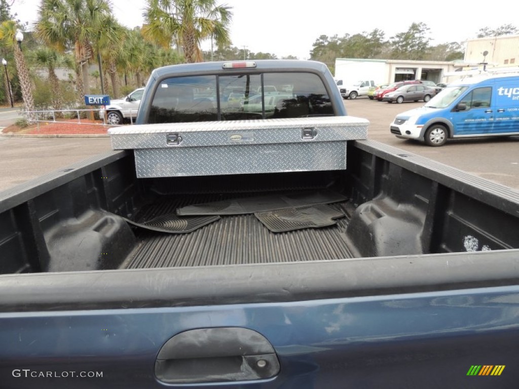 2006 F250 Super Duty Lariat Crew Cab - Medium Wedgewood Blue Metallic / Tan photo #16