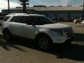 2012 White Suede Ford Explorer XLT EcoBoost  photo #8