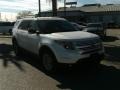 2012 White Suede Ford Explorer XLT EcoBoost  photo #9