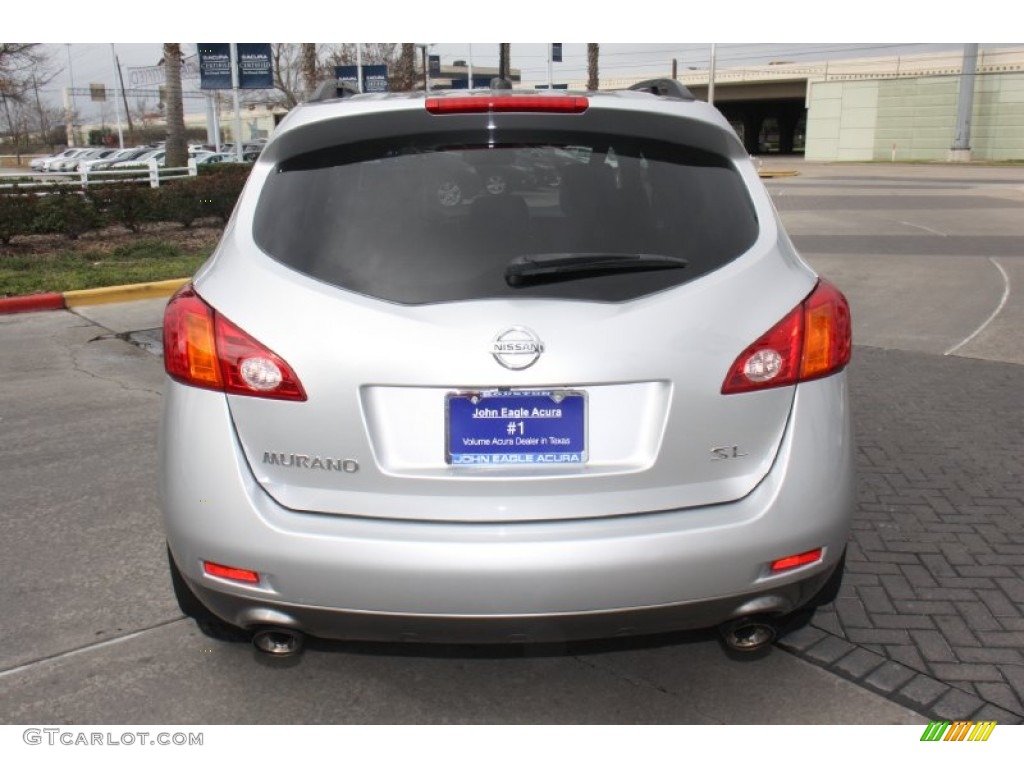 2009 Murano SL - Brilliant Silver Metallic / Black photo #4