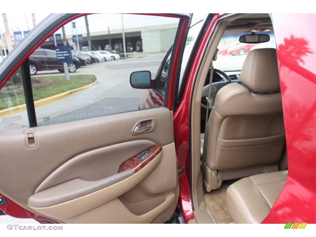 2002 MDX Touring - Redrock Pearl / Saddle photo #11