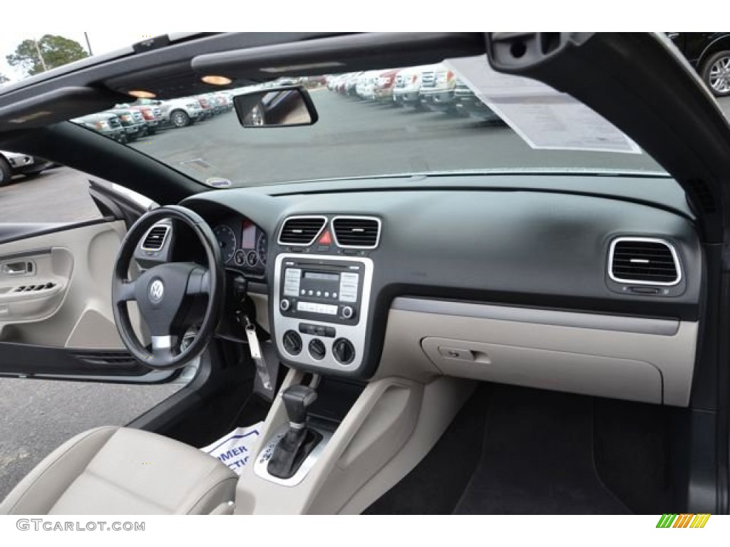 2008 Volkswagen Eos 2.0T Moonrock Gray Dashboard Photo #89571860