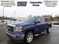 Cobalt Blue Metallic - Sierra 1500 SLE Double Cab 4x4 Photo No. 1