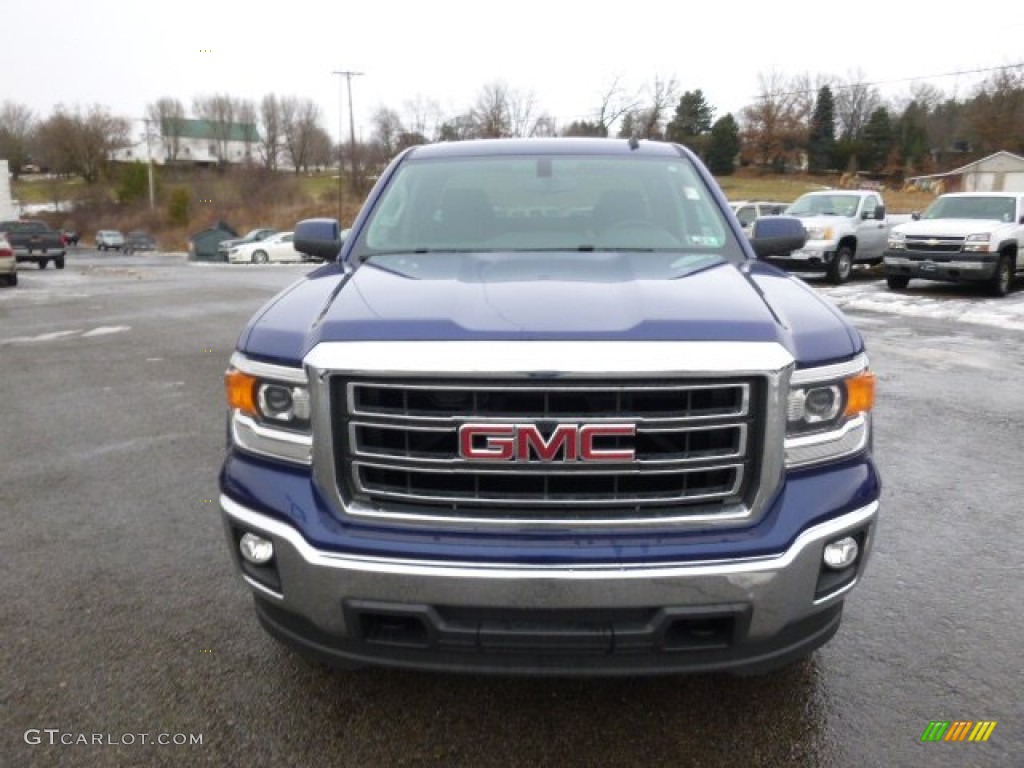 Cobalt Blue Metallic 2014 GMC Sierra 1500 SLE Double Cab 4x4 Exterior Photo #89572070