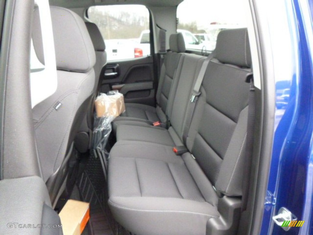 Jet Black Interior 2014 GMC Sierra 1500 SLE Double Cab 4x4 Photo #89572298