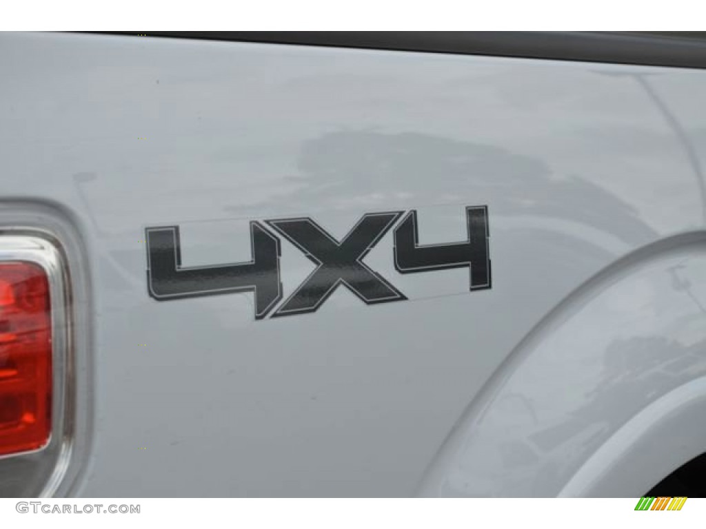 2013 F150 Lariat SuperCrew 4x4 - Oxford White / Black photo #6