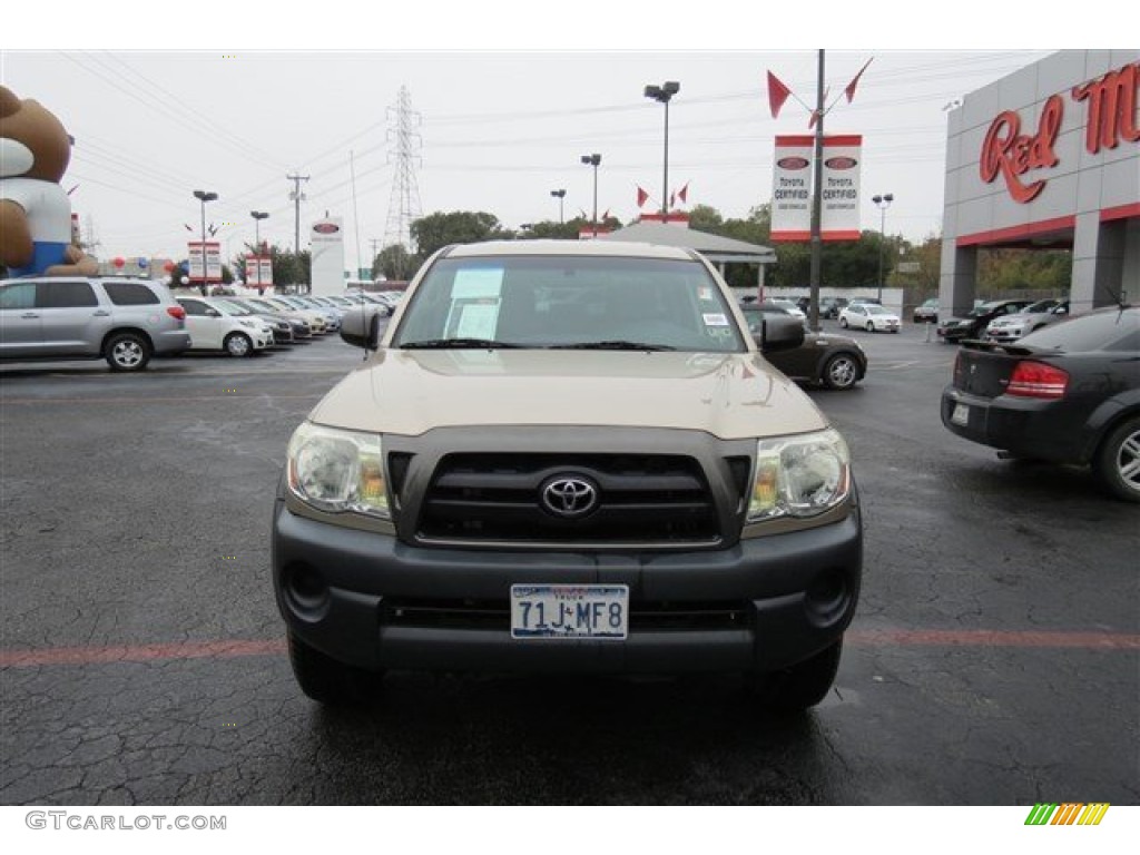 2008 Tacoma V6 PreRunner Double Cab - Desert Sand Mica / Graphite Gray photo #2