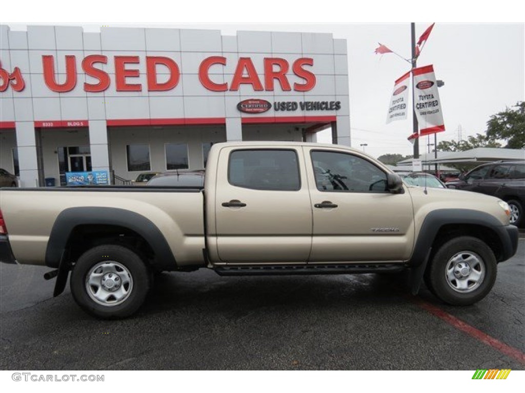 2008 Tacoma V6 PreRunner Double Cab - Desert Sand Mica / Graphite Gray photo #8