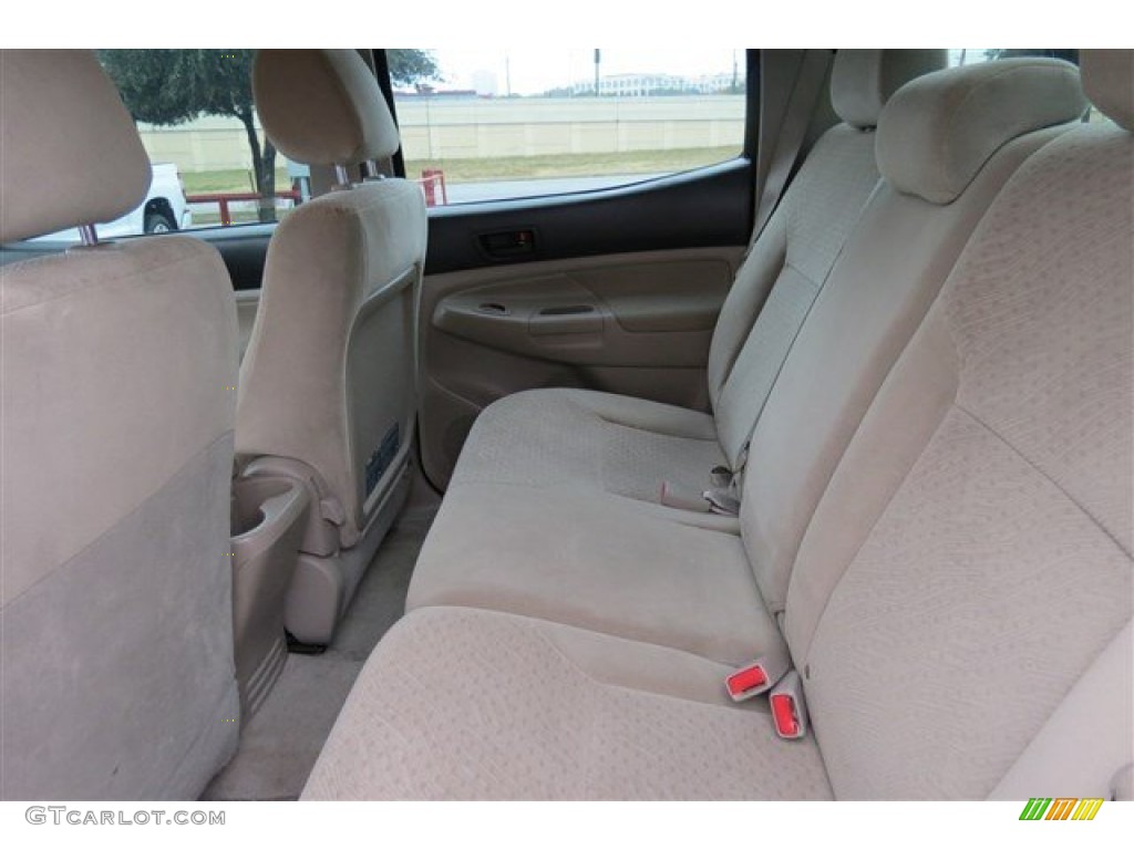 2008 Tacoma V6 PreRunner Double Cab - Desert Sand Mica / Graphite Gray photo #12