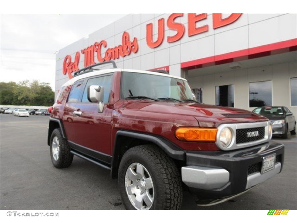 2008 FJ Cruiser 4WD - Brick Red / Dark Charcoal photo #1