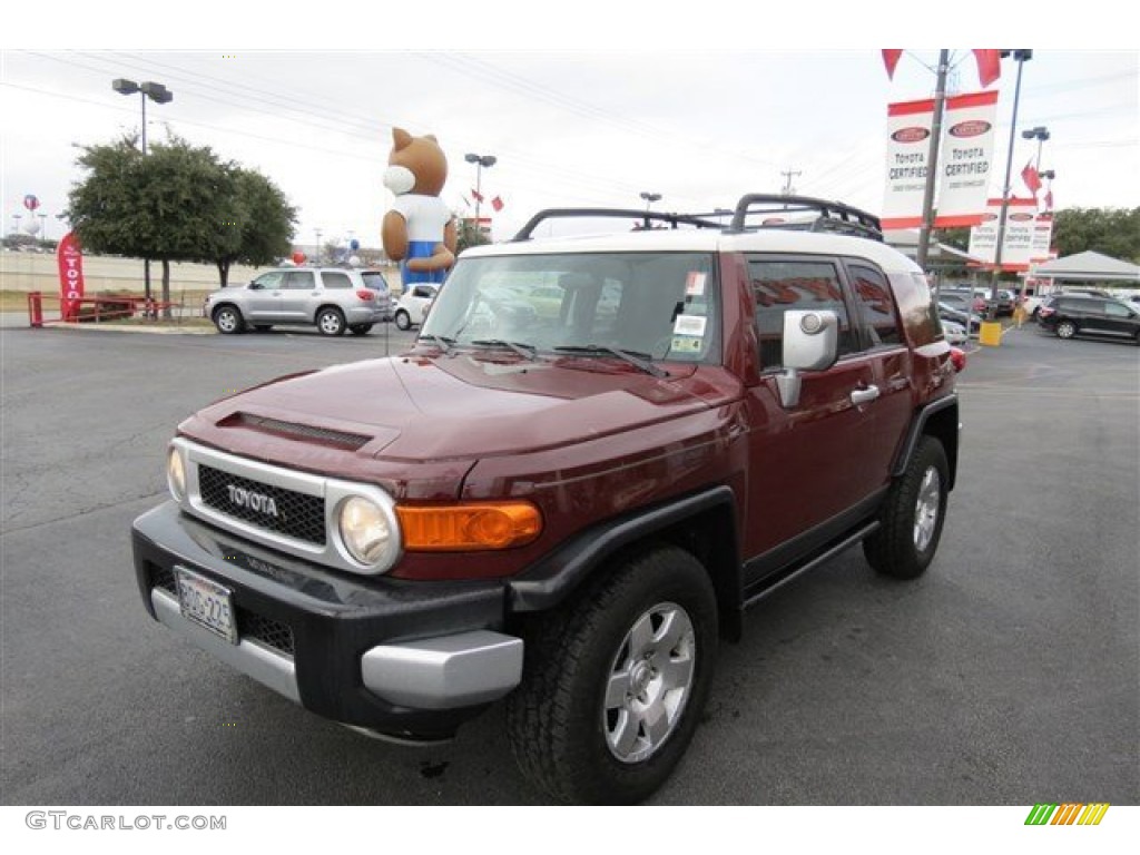 2008 FJ Cruiser 4WD - Brick Red / Dark Charcoal photo #3
