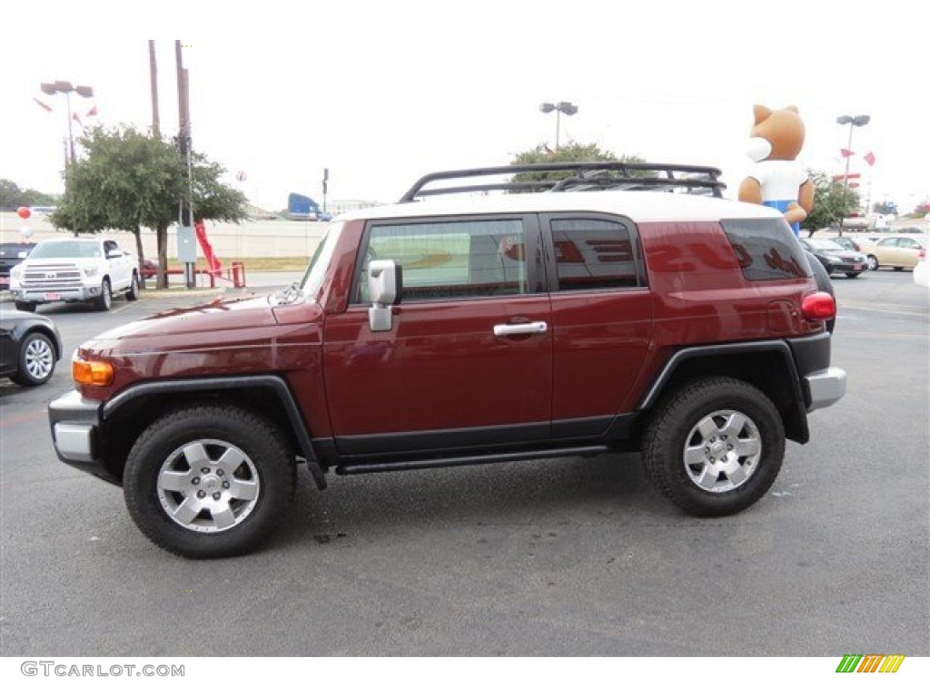 2008 FJ Cruiser 4WD - Brick Red / Dark Charcoal photo #4