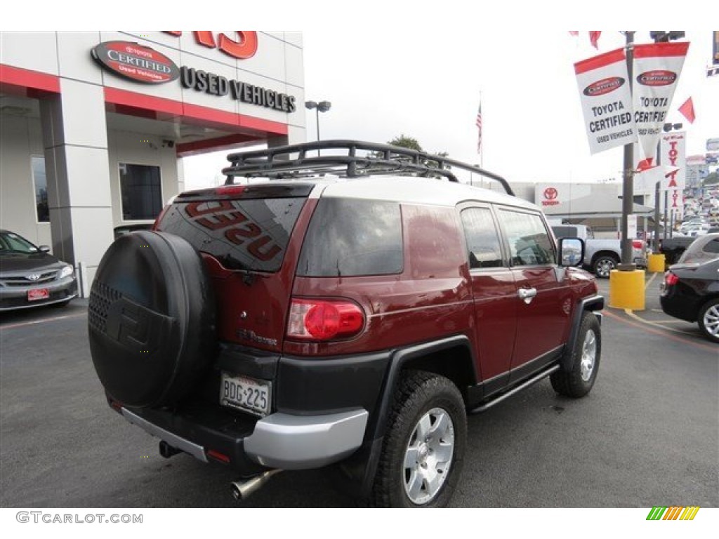 2008 FJ Cruiser 4WD - Brick Red / Dark Charcoal photo #7