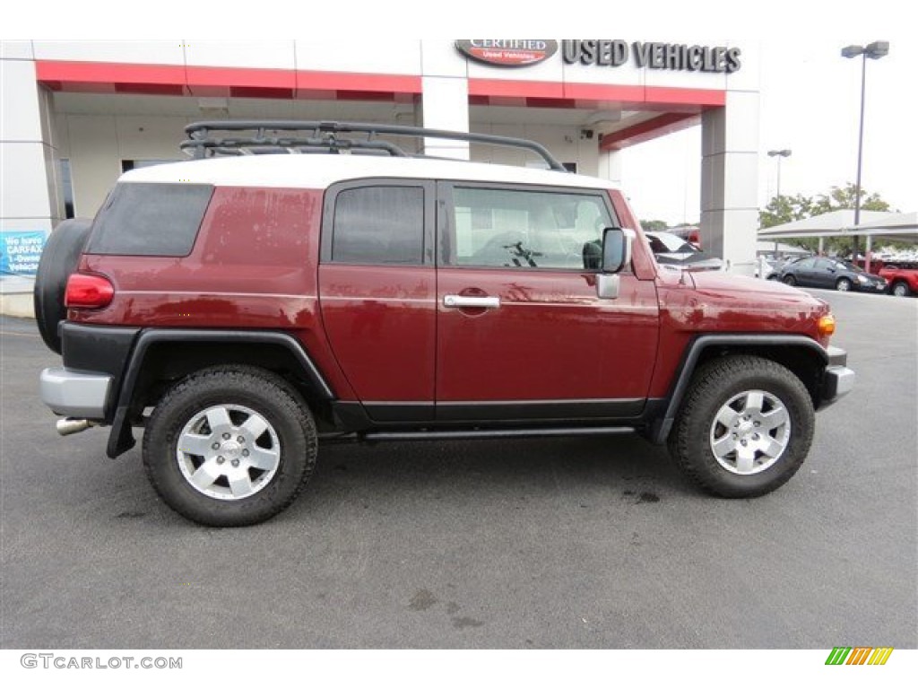 2008 FJ Cruiser 4WD - Brick Red / Dark Charcoal photo #8