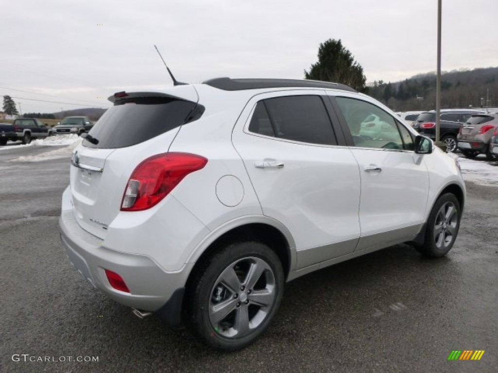 White Pearl Tricoat 2014 Buick Encore Leather AWD Exterior Photo #89573093