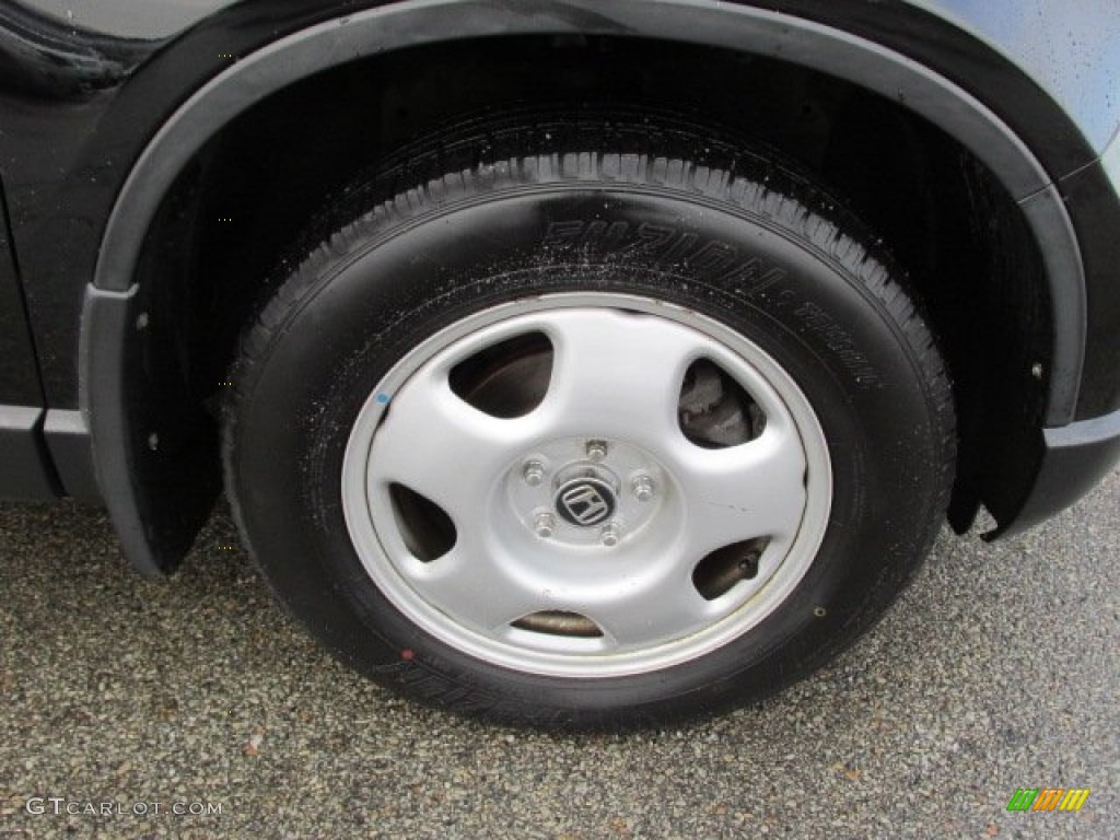 2009 CR-V LX 4WD - Crystal Black Pearl / Black photo #3