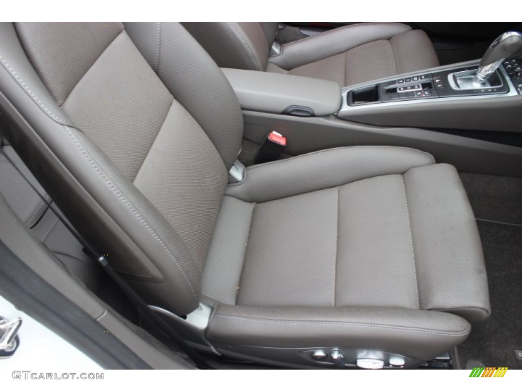 Espresso Natural Leather Interior 2013 Porsche 911 Carrera S Cabriolet Photo #89574881