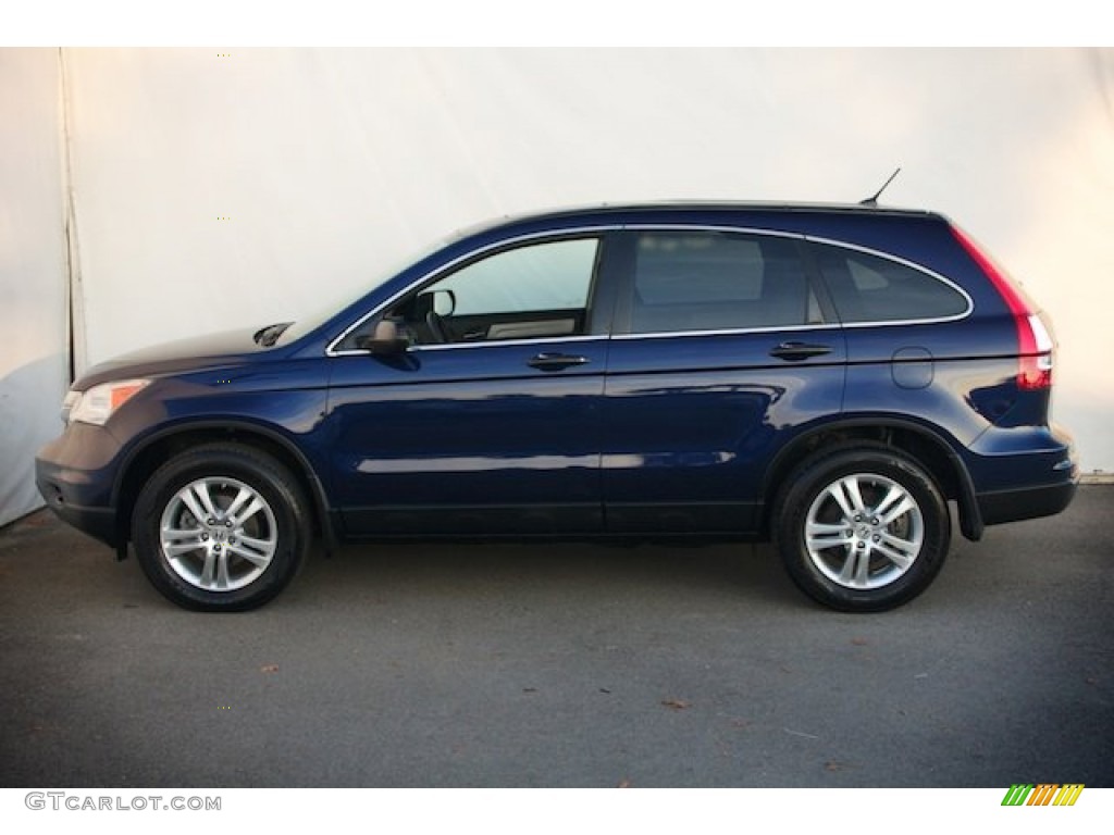 2011 CR-V EX - Royal Blue Pearl / Gray photo #9
